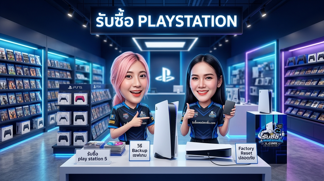 การเตรียมเครื่อง PlayStation 5 สำหรับการสำรองข้อมูลและคืนค่าโรงงานก่อนส่งต่อ