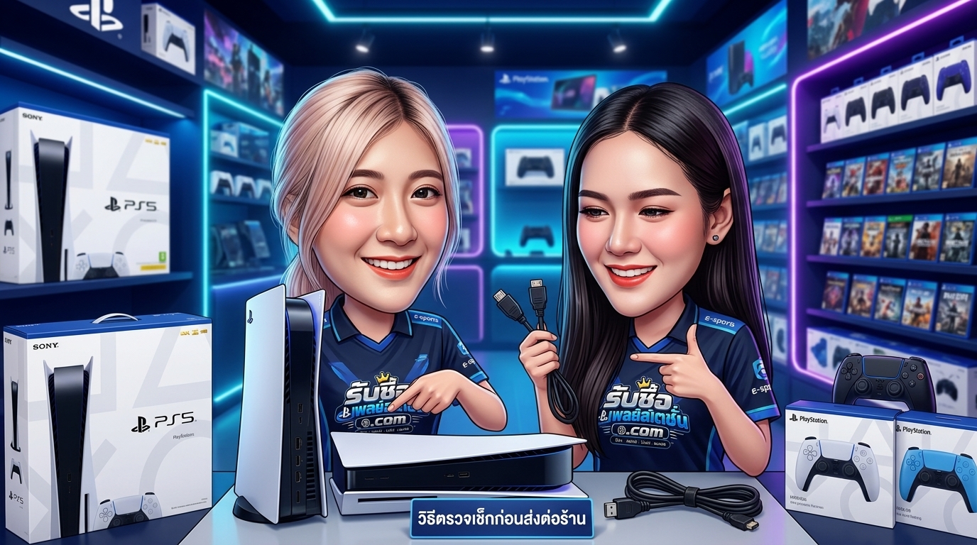 ตรวจเช็กพอร์ต HDMI และช่องเชื่อมต่อด้านหลังเครื่อง PlayStation ก่อนส่งต่อร้านรับซื้อเพลย์สเตชั่นมือสอง