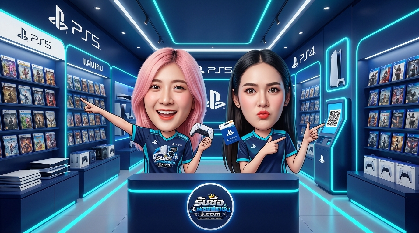 เปรียบเทียบแผ่นเกม PlayStation และเครื่องคอนโซล PS5 สำหรับการประเมินราคาและรับซื้อเกม PS