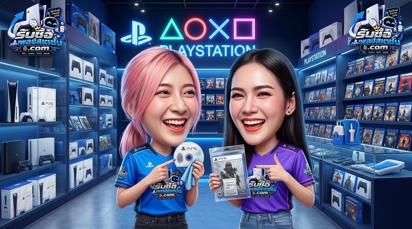แผ่นเกม PlayStation มือสอง การทำความสะอาดรอยนิ้วมือและจัดเก็บกล่องป้องกันความชื้น