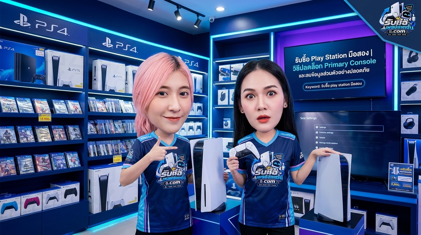 วิธีปลดล็อก Primary Console และลบข้อมูลเครื่องก่อนรับซื้อ Play Station มือสอง