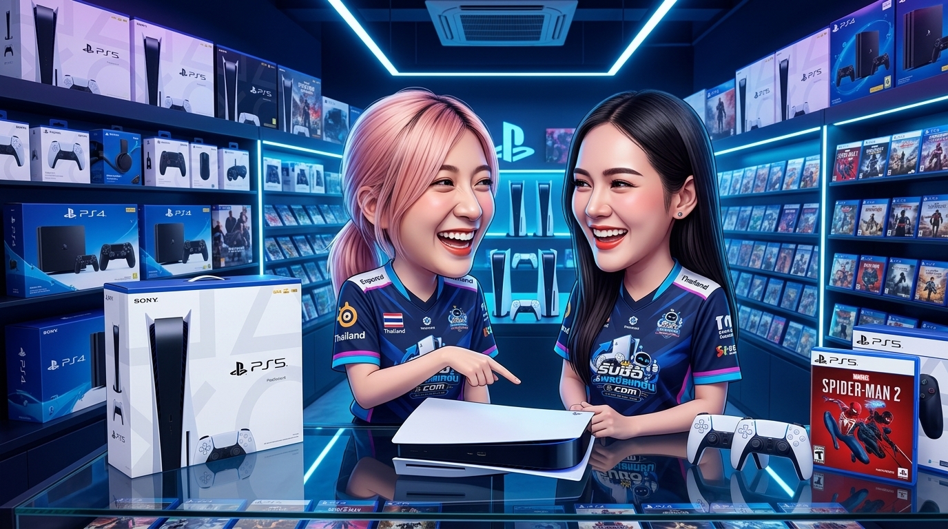 ตรวจเช็กเครื่องเกมคอนโซล PlayStation 5 มือสอง ทดสอบเสียงพัดลมและ Coil Whine ก่อนส่งประเมินราคา
