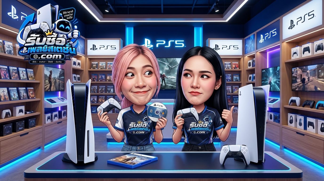 เปรียบเทียบเครื่อง PS5 รุ่นใส่แผ่นและ Digital Edition สำหรับการรับซื้อ PS5 มือสอง